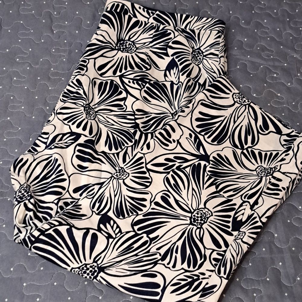 Sunny Leigh Navy and white cropped pants size 10